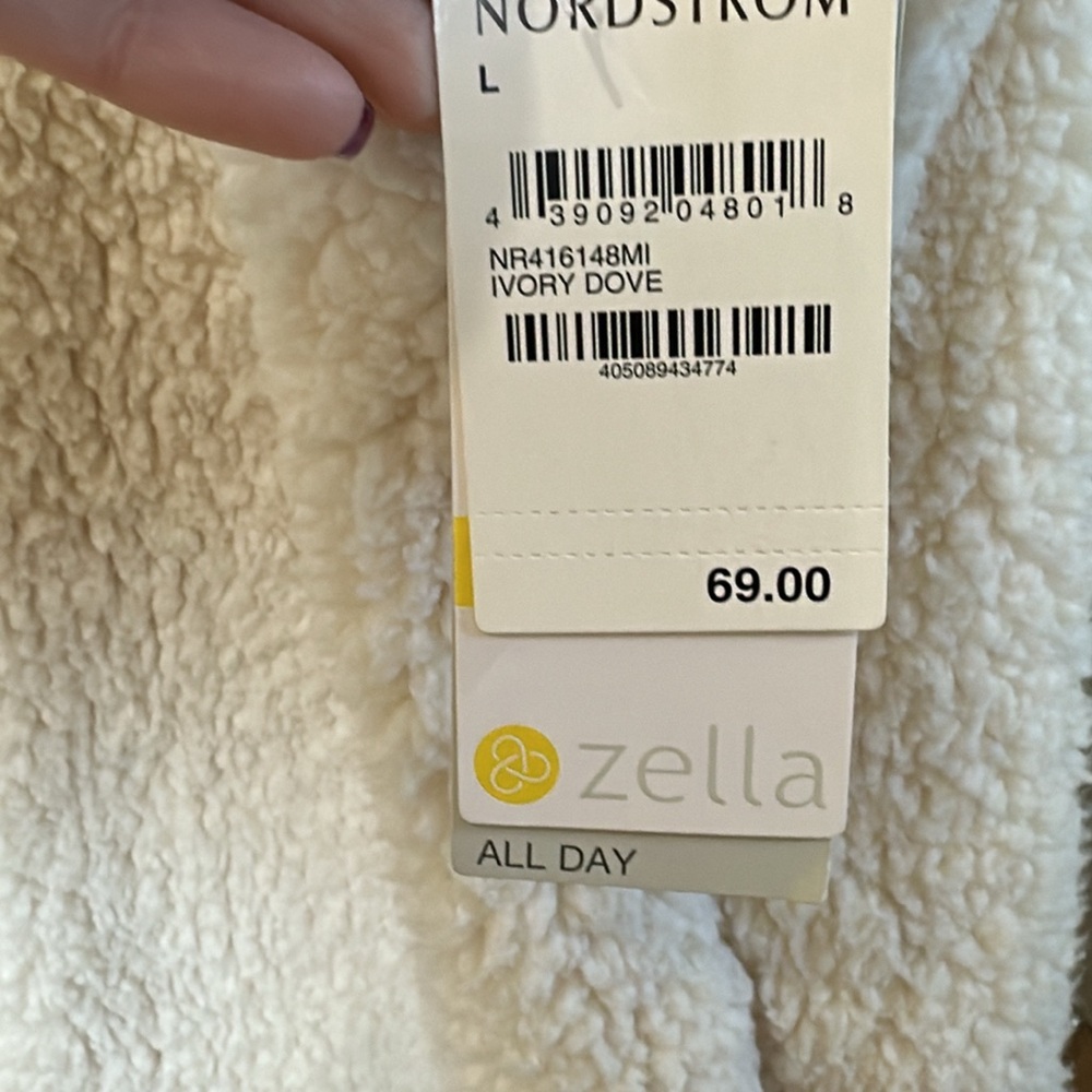 Zella Ivory Sherpa Jacket